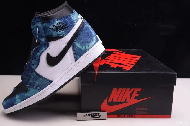 Rep TBkick Air 1 Jordan OG Tie-Dye CD0461-100 High 0812